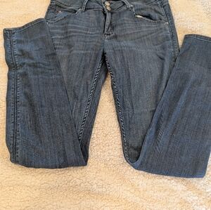 Hudson Jeans Colin Flap Skinny Jeans Dark Wash, Size 29